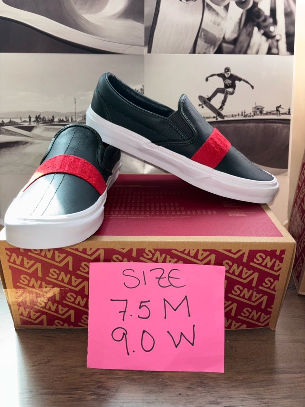 Vans Classic Slip On W sz 7.5 Men’s 9.0 Women’s